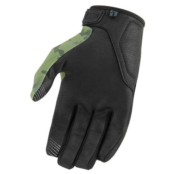 ICON Hooligan CE Glove Green Camo