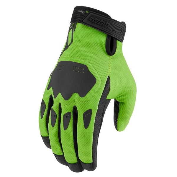 Guanti moto ICON Hooligan CE Glove Green