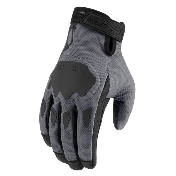 Guanti moto ICON Hooligan CE Glove Grey