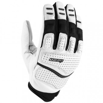 Guanti moto ICON Superduty 2 White