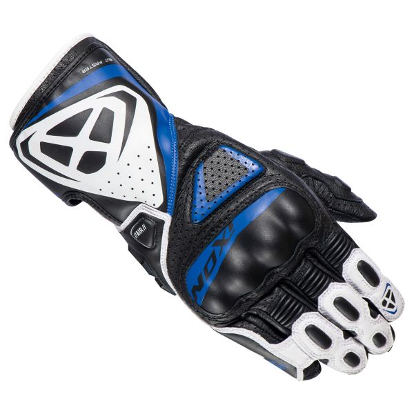 Guanti moto Ixon GP5 Air Black White Blue