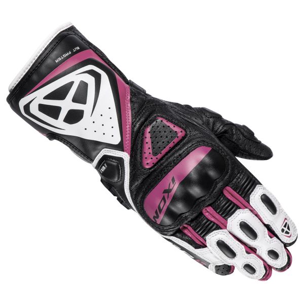 Guanti moto Ixon GP5 Air L Black White Fuchsia