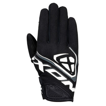 Guanti moto Ixon Hurricane Kid Black White