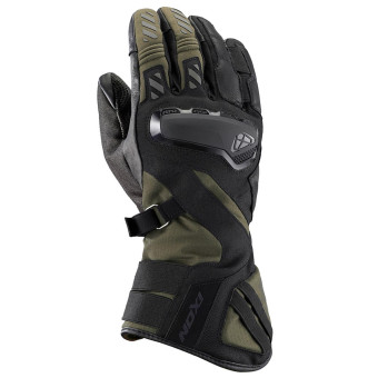 Guanti moto Ixon Ms Drakkar Black Kaki