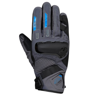 Guanti moto Ixon Ms Skeid Anthracite Grey Blue