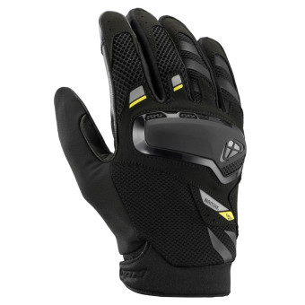 Guanti moto Ixon Namak Nero Giallo