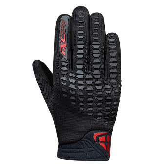 Guanti moto Ixon Oregon Black Bright Red