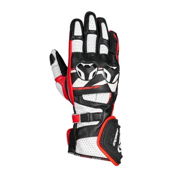 Guanti moto Ixon Rs Alpha Black White Red Guanti moto Ixon Rs Alpha Black White Red