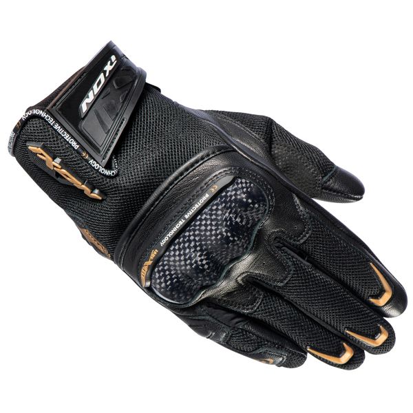 Guanti moto Ixon RS Rise Air Lady Black Gold