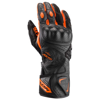 Guanti moto Ixon Thunder Air Nero Antracite Arancione