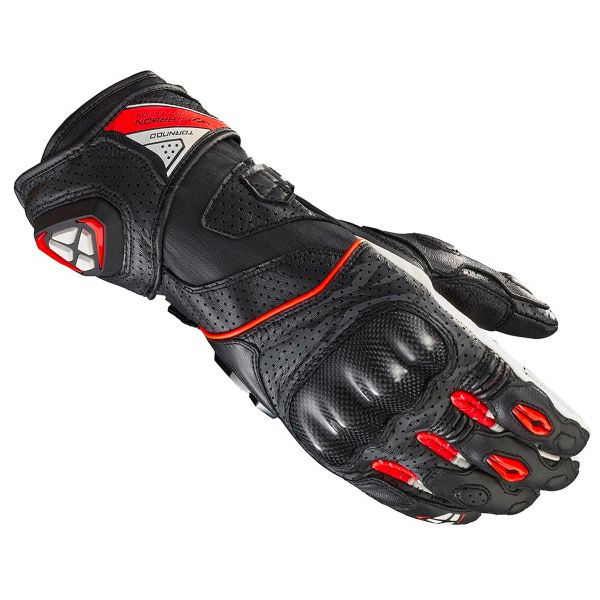 Guanti moto Ixon Tornado Air Black White Red Guanti moto Ixon Tornado Air Black White Red