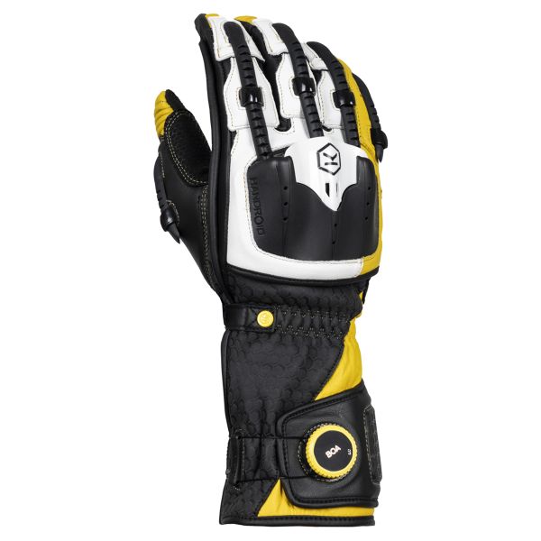 Guanti moto Knox Handroid MK5 Black Yellow