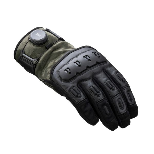 Guanti moto Knox Orsa Textile OR4 Verde salvia
