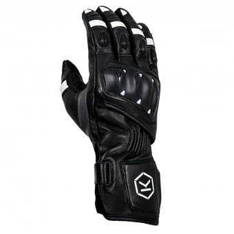 Guanti moto Knox Oulton Black White