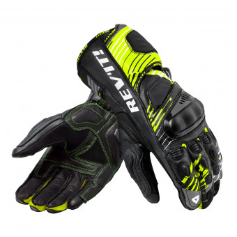 Guanti moto REV'IT Apex Neon Yellow Black Gloves