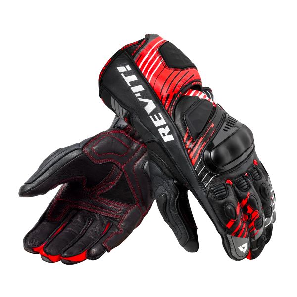 Guanti moto REV'IT Apex Red Black Gloves Guanti moto REV'IT Apex Red Black Gloves