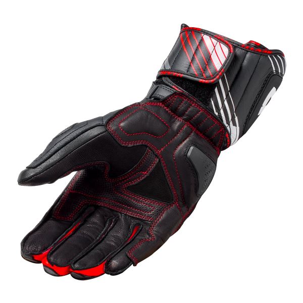 REV'IT Apex Red Black Gloves
