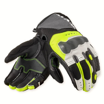 Guanti moto REV'IT Blaze Light Grey Neon Yellow