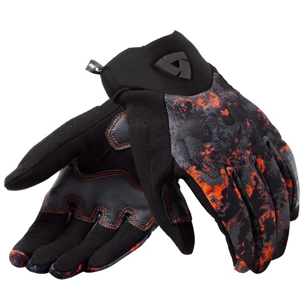 Guanti moto REV'IT Continent WB Gloves Black Orange Guanti moto REV'IT Continent WB Gloves Black Orange