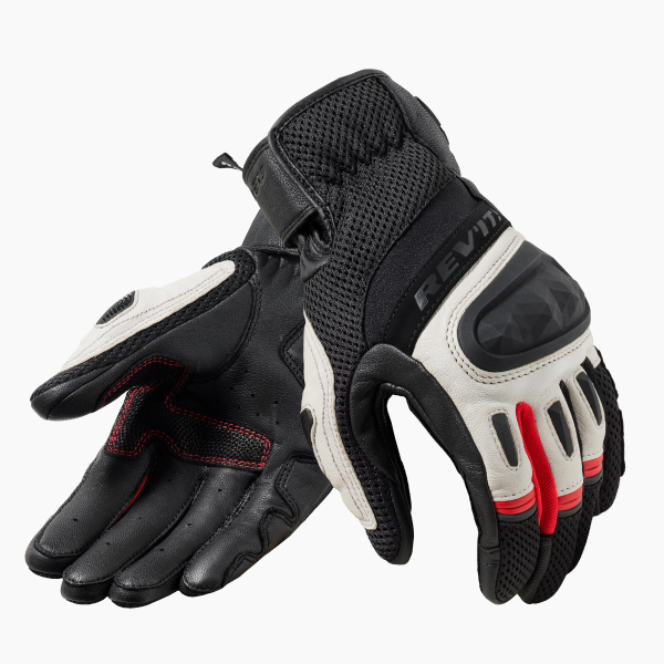Guanti moto REV'IT Dirt 4 Black Red