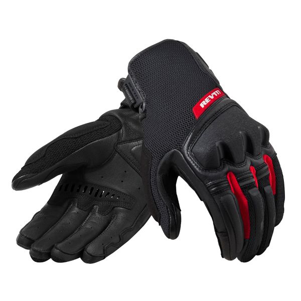 Guanti moto REV'IT Duty Black Red