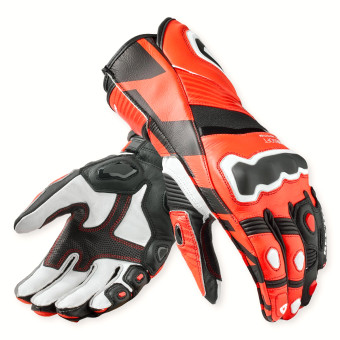Guanti moto REV'IT Jerez 4 Neon Red Black