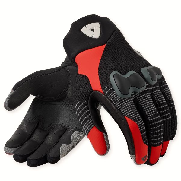 Guanti moto REV'IT Kinetic 2 Black Red