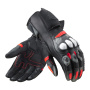 Guanti moto REV'IT League 2 Black Neon Red