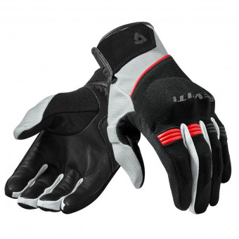 Guanti moto REV'IT Mosca Nero Rosso Guanti moto REV'IT Mosca Nero Rosso