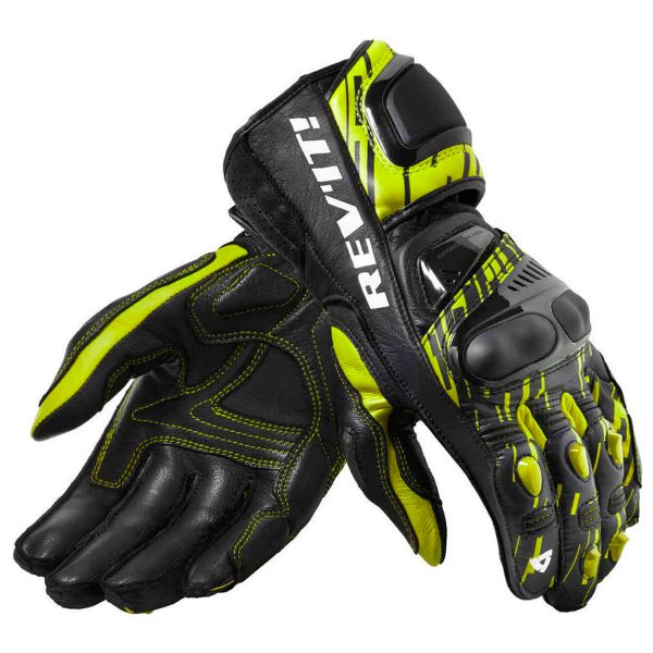 Guanti moto REV'IT Quantum 2 Giallo Neon Nero