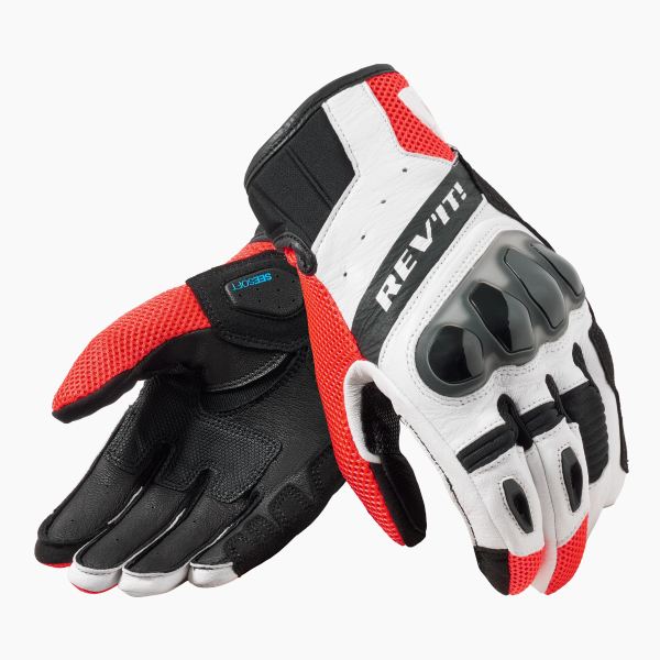Guanti moto REV'IT Ritmo Black Neon Red