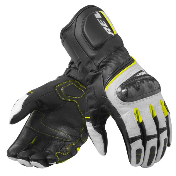 Guanti moto REV'IT RSR 3 Nero Giallo Neon