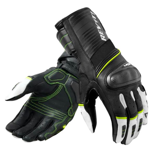 Guanti moto REV'IT RSR 4 Black Neon Yellow