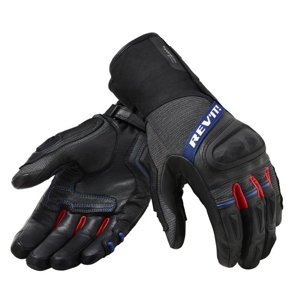 Guanti moto REV'IT Sand 4 H2O Nero Rosso