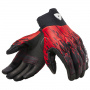 Guanti moto REV'IT Spectrum Nero Neon Rosso