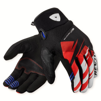Guanti moto REV'IT Surge Black Red