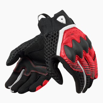 Guanti moto REV'IT Veloz Black Red