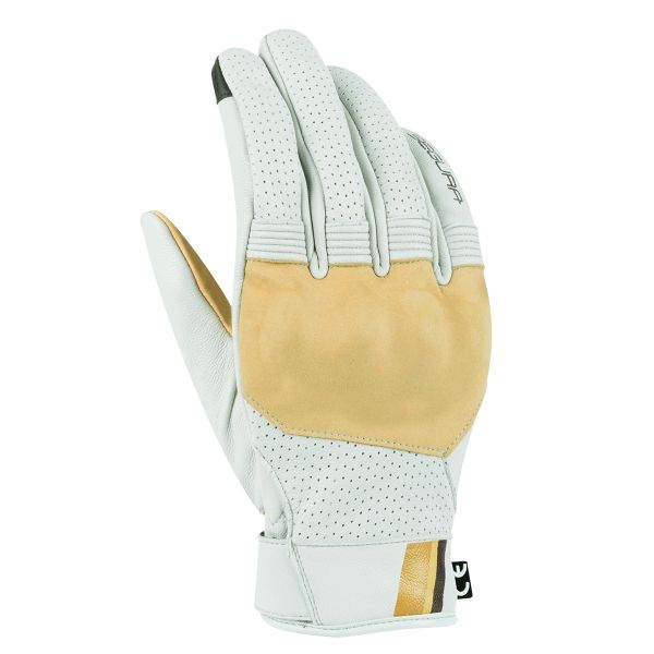 Guanti moto Segura Mojo Light Grey Beige Glove Guanti moto Segura Mojo Light Grey Beige Glove