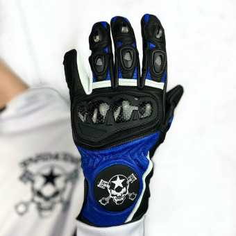 Guanti moto SPARTMOTARD SPM Blue 03