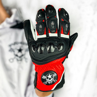 Guanti moto SPARTMOTARD SPM Red 02