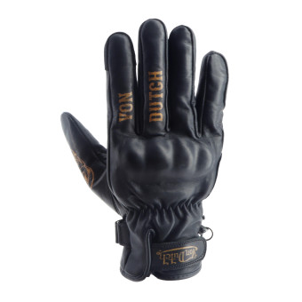 Guanti moto Von Dutch Flash Pelle Black