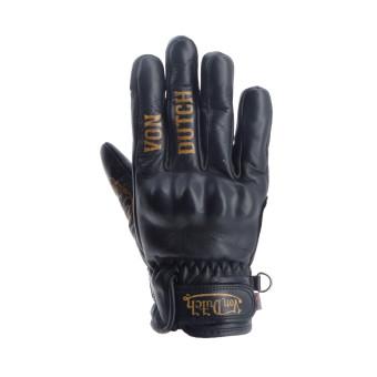 Guanti moto Von Dutch Flash Lady Pelle Black