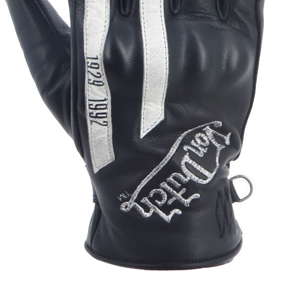 Von Dutch Hawk Leather Black White