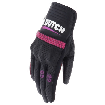 Guanti moto Von Dutch Jackie Air Nero Rosa