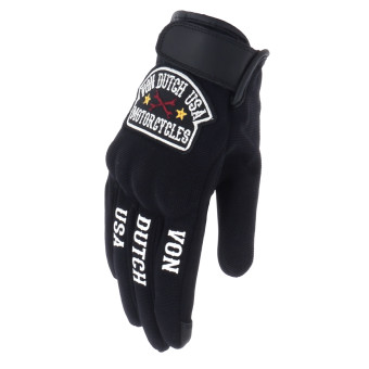 Guanti moto Von Dutch Key Air Woman Nero Bianco