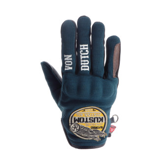 Guanti moto Von Dutch Magic Lady Blue Brown