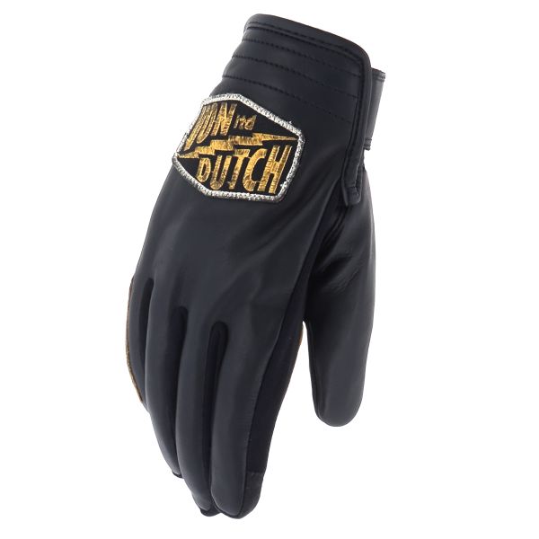 Guanti moto Von Dutch Storm Summer oro nero