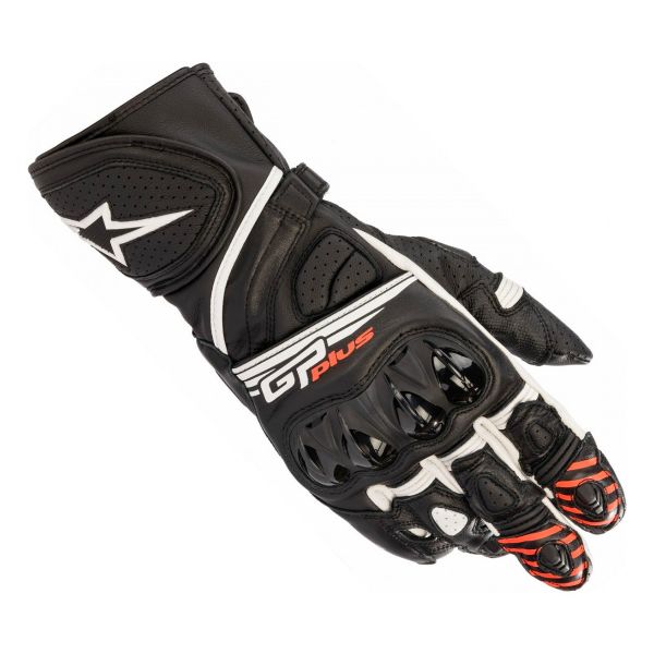 Guanti moto Alpinestars GP Plus R V2 Glove Black White