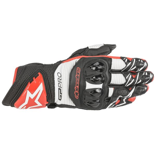 Guanti moto Alpinestars GP PRO R3 Black White Red