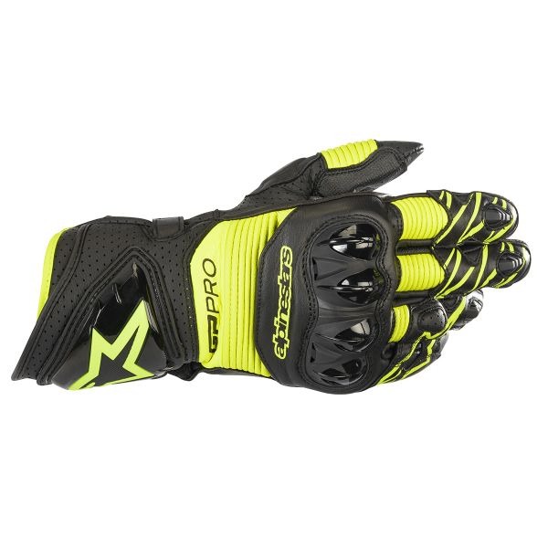 Guanti moto Alpinestars GP PRO R3 Black Yellow Fluo